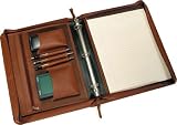 Royce Leather Deluxe Convertible Zip Around Binder/Folio 305-5