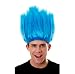 ADULT TROLL DOLL WIG FANCY DRESS ACCESSORY - BLUE U36356