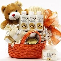 Honey Bear Spa Bath and Body Gift Set - A Great Gift Basket For Mom!