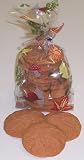 Gourmet Food : Scott's Cakes 1 lb. Raspberry Shortbread Cookies in a Fall Leaf Bag