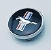 BENZEE 4pcs W199 60mm Car Emblem Badge Wheel Hub Caps Centre Cover Black Ford Mustang Cobra Jet Shelby