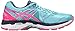 ASICS Women's GT-2000 4 Running Shoe, Turquoise/Hot Pink/Navy, 9 M US