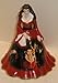 Gone With The Wind Porcelain Figurine Scarlet O'Hare The Red Robe