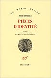 Pièces d identité: Roman