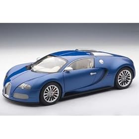 AUTOart AutOart 1/18 Bugatti Veyron 16.4 Bleu Centenaire 2009 Blue Metallic