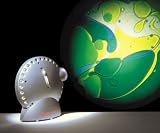 Mathmos Silver Space Projector - Blue/Yellow Oil Wheel