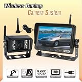 Rupse(TM) 7HD Monitor Wireless IR Night Vision Rear View Back up Camera System for RV Truck Trailer Bus or Fifth-Wheel
