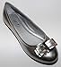 Womens Patent Leather Ballerina Ballet Flats W/Bow 4 Colors (11, Silver 5042)