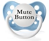 41DBGUbuVZL. SL160  Mute Button Pacifier (Baby Blue)