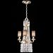 Viennese Waltz Chandelier in Crystal/Austrian Silver
