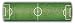 Football Pitch Magnetic Linear Board Notice Board - magnets not pins!