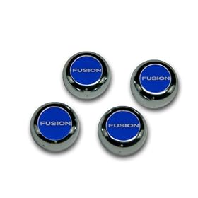 Ford Fusion Blk/Silv ABS Chrome Snap Caps