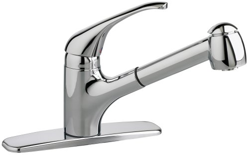 American Standard Chrome Reliant Plus Kitchen Faucets Pull-Out Spray