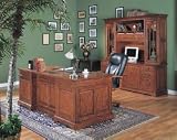 Executive Desk and Credenza Set, Savannah Collection