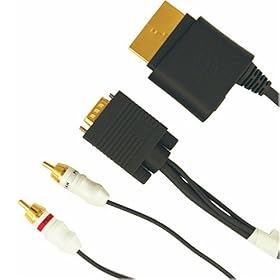 Live Wire 10 VGA HD A/V Cable for Xbox 360