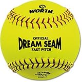 Worth 12 Dream Seam Fastpitch Softball (DZN)