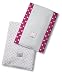 SwaddleDesigns Baby Bupies- Set of 2 - Polka Dots - Fushia