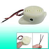 uxcell 電子ブザー　エレクトロニックブザー　80dB 　DC3-24V　工業用　ワイヤ2本　連続音