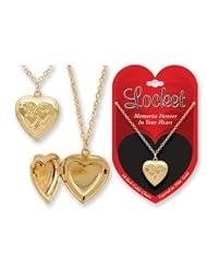 Children's Silver Heart Locket Necklace by 