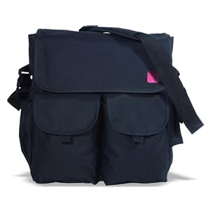 Kaiser 6572225 - Wickeltasche Messenger, Farbe: schwarz