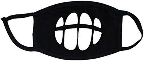 Super Hunter Unisex Lovely Teeth black dust Cotton masks anti-fog and haze (#2)