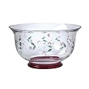 Pfaltzgraff Winterberry Etched and Hand Painted Round Serve Bowl