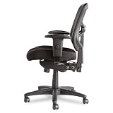 EQA Home Elusion Multi-Function Mid-Back Chair, Black Fabric