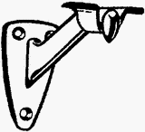 National Mfg. N243667 Gallery Series Handrail Bracket