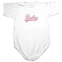 Baby Bodysuit White " Turkmen Script " Turkmenistan Country