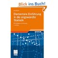 Elementare Einf�hrung in die angewandte Statistik: Mit Aufgaben und L�sungen