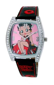 Betty Boop Women's Leather Band Watch Model #BB-W368A