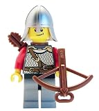 Lion Knight (Crossbow, Open Helmet) - LEGO Kingdoms Minifigure