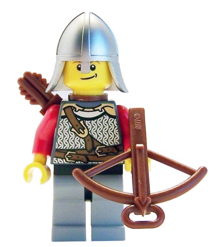 Lion Knight (Crossbow, Open Helmet) - LEGO Kingdoms Minifigure