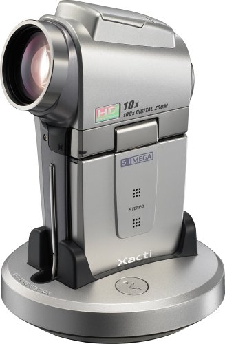Sanyo Xacti HD1A 5.1MP MPEG4 High-Definition Camcorder with 10x Optical Zoom under High Definition in The Electronics Store