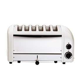 Dualit 6 Slice Toaster White 60146
