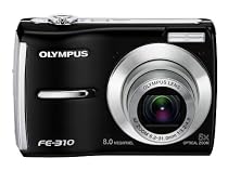 Olympus FE-310 Digital Camera - Black (8.0MP, 5x Optical Zoom) 2.5" LCD