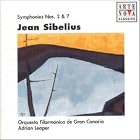 Sibelius: Symphonies Nos. 2 and 7 by  Leaper, Orquesta Filharmonica De Gran Canaria, Jean Sibelius, and Adrian Leaper 