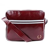 Fred Perry Oxblood Red/White Shoulder Bag