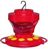 First Nature 3091 16-Ounce Hummingbird Flower Feeder