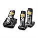 Siemens - Gigaset AC260 Trio - Telephone fixe sans fil Dect - Mains libres - Noir