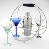 International Silver Radius 6-Piece Martini Set
