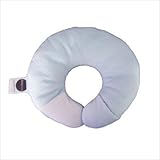 BabyMoon Pillow - For Flat Head Syndrome & Neck Support (Minky Blue)