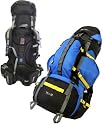 Bagmax 89 Liter Internal Frame Hiking Backpack, Royal Blue