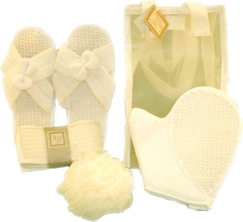 The Happy Company Spa Slippers Leisure and Bath Set
