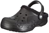 crocs Baya Lined 11692, Unisex - Erwachsene Clogs & Pantoletten, Schwarz (Black/Black bzw. Blk/Blk 060), EU 36/37 (US M4/W6)