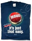 Christian T-shirt Jesus Easy Just That Easy