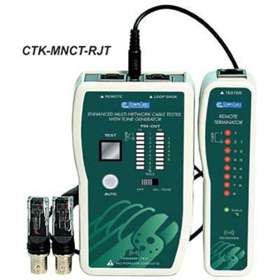 Compucable Manufacturing CTK-MNCT-RJT Multi Network Cable Tester with Tone Generator