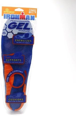 Spenco Ironman Performance Gel Insoles, Large 1 pr(Pack of 1)