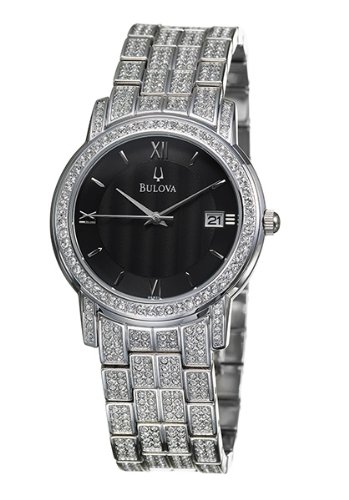Bulova Men's 96B011 Crystal Calendar Watch