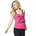 Zumba Womens Let's Glow Spaghetti Tank